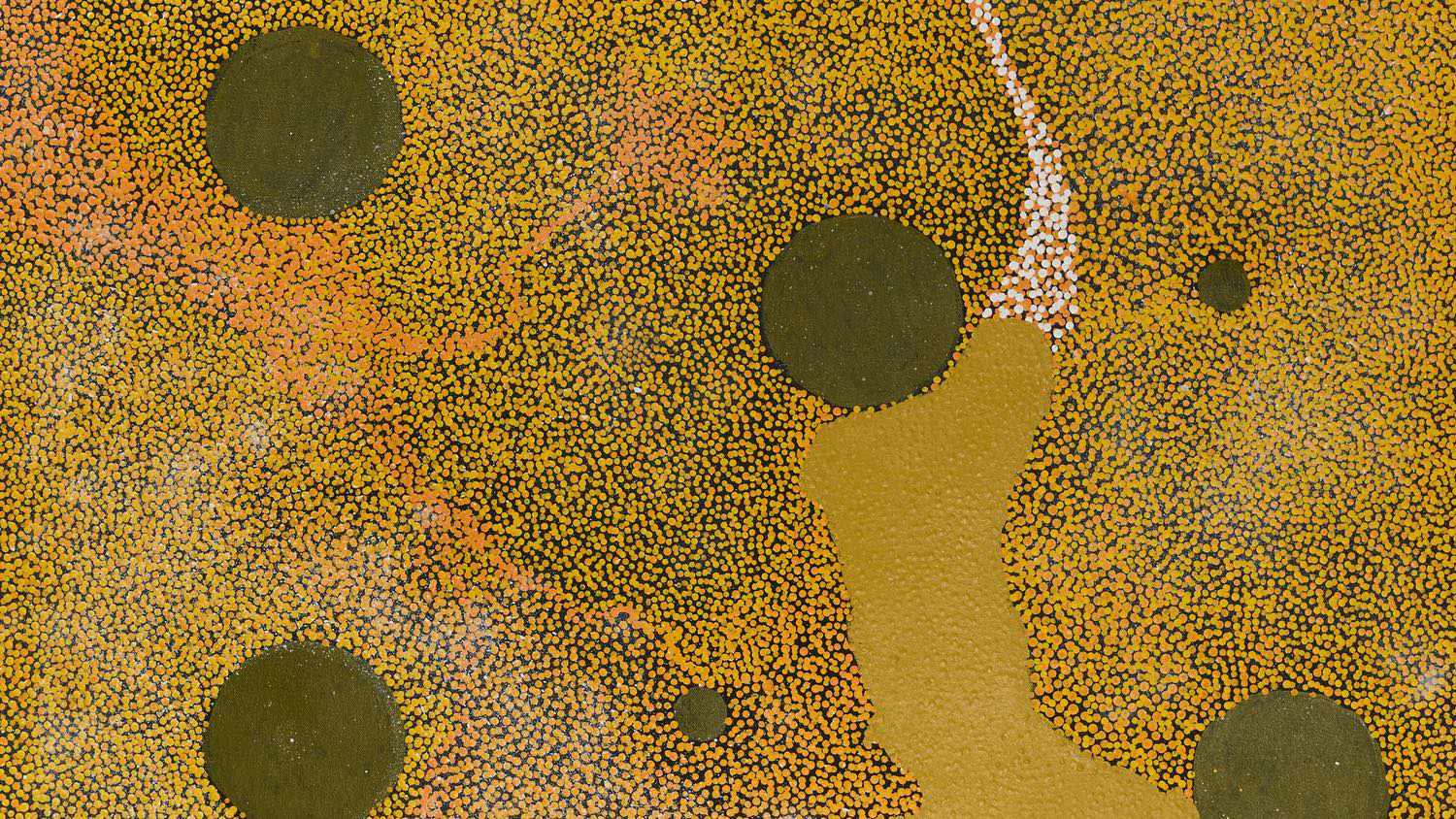 Damien Miller, <em>Jarntinti, Kurrunparna and Martalpa</em> (detail), 2024, Martumili Artists, courtesy of AACHWA & PICA, © the artist, photo: Rebecca Mansell